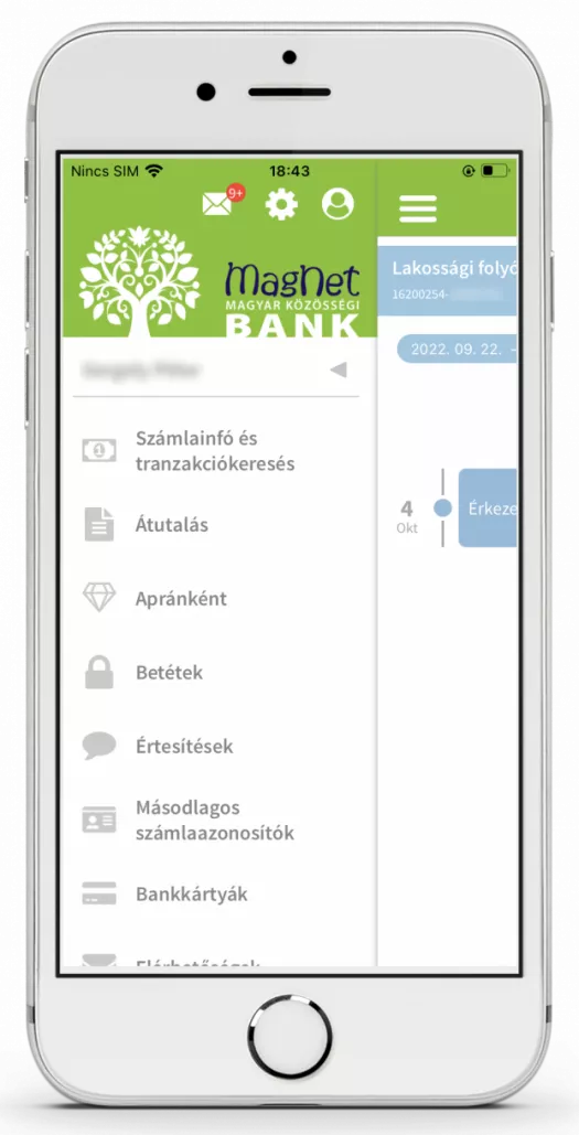 magnet mobilbank betétlekötés induló képernyő