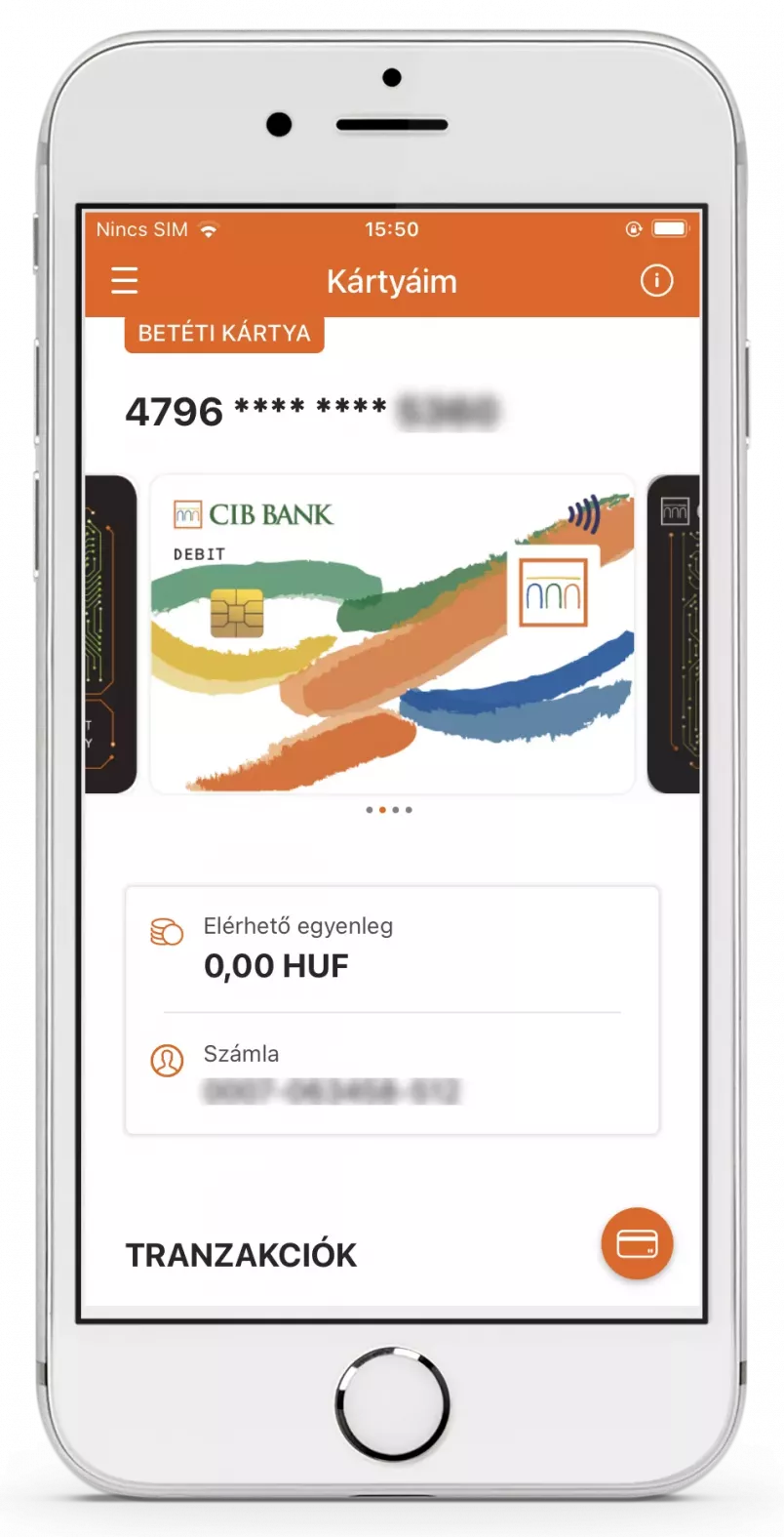 CIB mobilbank bankkártyás vásárlás